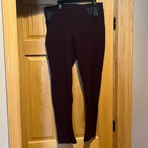 DKNY purple stretchy long pants